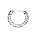 Sparkly Gemmed Septum Clicker
